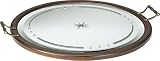 Kensington Collection Round Mirrored Serving Tray