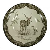 Lynn Chase Designs African Inspirations Open Vegetable Bowl 10.5 Inch Serving Pieces