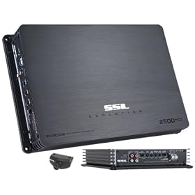 SSL EV2500M EVOLUTION 2500W MOSFET Monoblock Amplifier with Remote Subwoofer Level Control by Ssl