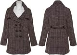 DOLLHOUSE Wool-Blend Tweed Double [6874-70] Lavender/Grey