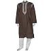 Mens Casual Clothing Embroidered Kurta Pajama Long Sleeve Cotton Size L Chest :42 (gkp579)