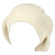 New 11" Cotton Knit Ribbed Slouchy Beret Tam Hat Ivory