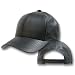 BASEBALL CAP SPORT LEDER schwarz