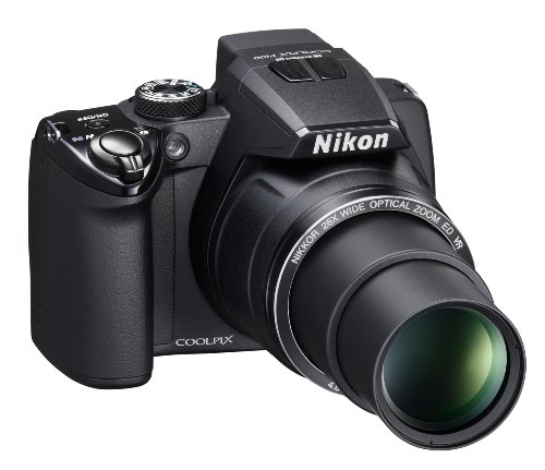 Nikon Coolpix P100 10 MP Digital Camera with 26x Optical Vibration Reduction (VR) Zoom and 3.0-Inch LCD (Black) image