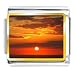 Sunset Over The Ocean Italian Charms Bracelet Link