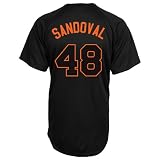 San Francisco Giants Pablo Sandoval Full Button Down Synthetic Replica Batting Practice Jersey,Medium