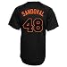 San Francisco Giants Pablo Sandoval Full Button Down Synthetic Replica Batting Practice Jersey,Medium