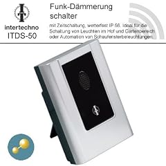 Intertechno Funk-D�mmerungsschalter mit Zeitschaltung, wetterfest IP 56 ITDS-50
