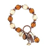 Brianna Collection Amber Hues Stretch Bracelet