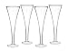 Marquis by Waterford Entertaining Collection Vintage Classic Trumpet Flute, 6.7-Ounce, Set of 4