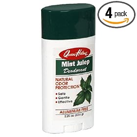 Queen Helene Deodorant, Mint Julep, 2.7-Ounces (Pack of 4)