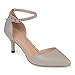 Brinley Co. Womens Matte Ankle Strap Pumps