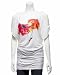 2b Flower Print Split Sleeve Tunic