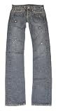 Ralph Lauren Double RL RRL Vintage Destroyed Slim Fit Jeans (24X34, Vintage grey)