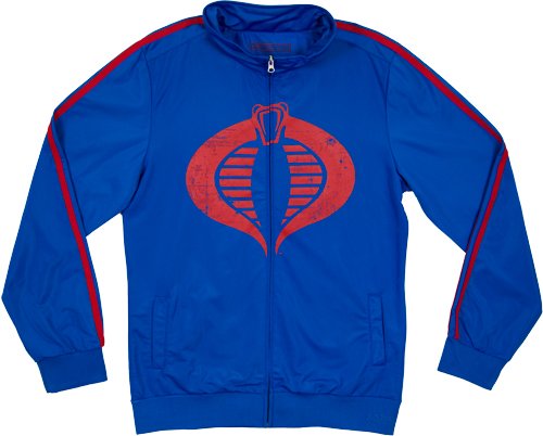  G.I. Joe Cobra Enemy Men's Track Jacket Blue