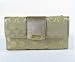 NEW AUTHENTIC COACH PENELOPE SIGNATURE CHECKBOOK WALLET 43417 (Metallic Lurex/Gold)