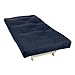 Mozaic Twin Size 6-inch Cotton Twill Futon Mattress, Navy