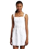 Xoxo Juniors Dress With Belt and Soutache, White, 5