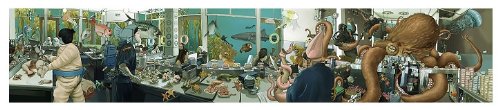 The Best Sushi in Town (Signed Limited Edition of 1200) art print by Kozyndan, 20cm x 100cm