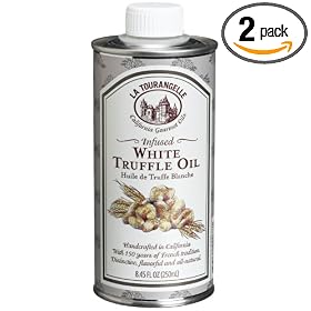La Tourangelle Infused White Truffle Oil, 8.45-Ounce Tins (Pack of 2)