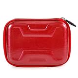 Kroo Cherry Red CANDY Hard Case for Hard Drive