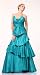 #20126 Strapless Ruffle Skirt Ball Gown Prom Pagea...