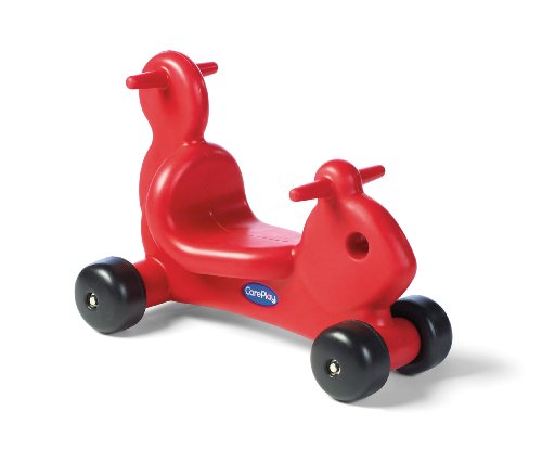 Careplay Squirrel Ride-On Play Critter, Red