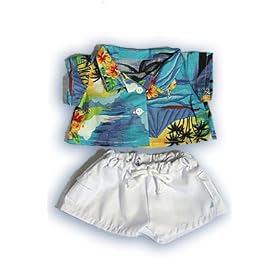 20060-Hawaiian Shirt & Shorts Clothes for 14