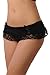 Ebony Lace Up Skirted Thong Black P183300