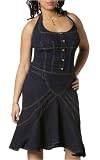 Baby Phat - Rinse Wash Halter Dress by Baby Phat