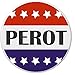 Perot Red White Blue Stars 1.25â€ Pinback Button Pin Ross Election Campaign