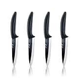 zx kitchen Black Ceramic 5quot Steak Knives Set Discount