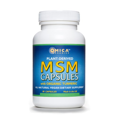 MSM Capsules  Organic Turmeric Oil 90 caps 