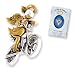 MOTORCYCLE Wings & Wishes Angel Pin