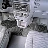 All Weather Floor Mats Front Black