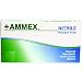 +Ammex Exam Grade Nitrile Glove, Powder Free, 9.5" Length, 4 mils Thick