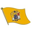 New Jersey Flag Lapel Pin