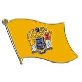 New Jersey Flag Lapel Pin