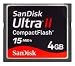 Sandisk 4GB Ultra II Compactflash Memory Card (15mb/s)