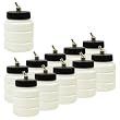 Master Airbrush&reg; Brand Box of 10-each TB-006 Empty 2.7-Ounce, (80cc) Plastic Bottle Air Brush Depot Airbrushing Accessories, Works with Dual Action Master, Badger, Paasche Iwata Airbrushes
