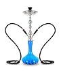Large 2 Hose Sahara Candy Stripe Hookah