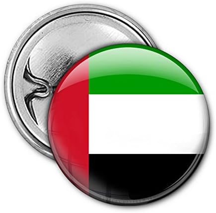 United Arab Emirates Flag Pin Button 1"