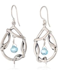 Satya Jewelry "Serpent" Nagini Apatite Drop Earrings