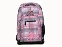 Schulrucksack FREDYS [Syderf] GROOVY mit Laptopfach * 3 gro&szlig;e XL Hauptf&auml;cher * Rucksack * Ranzen * Polsterr&uuml;cken * Pink Check / Rosa