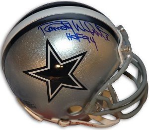 Randy White Autographed/Hand Signed Dallas Cowboys Replica Mini Helmet HOF 94- JSA Hologram