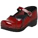 Dansko Women's Marcelle Patent Leather Clog,Claret,38 EU (US Women's 7.5-8 M)