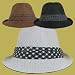 41sEA%2BXbTtL. AA75  SOHO BLACK TOYO WEAVE STRAW WIDE HAT BAND FEDORA HAT