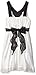 Amy Byer Girls' V-Neckline with Stone Trim Dress