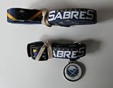 Buffalo Sabres Dog Pet Set Leash Collar ID Tag XS