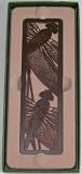 Zentrum Studios Etched Metal Bookmark - Dragonfly -Copper-brown